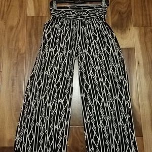Boho Wide-Leg Pants